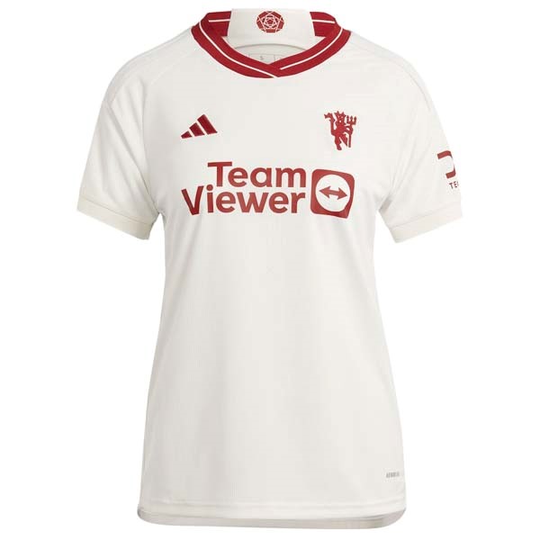 Camiseta Manchester United Replica Tercera Ropa Mujer 2023/24